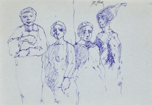 Roman BANASZEWSKI (1932-2021), Szkice różne postaci