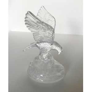 Figura orła ze szkła kryształowego