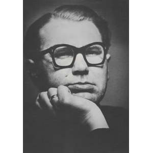 Zdzisław Beksiński Autoportret [ca] 1955 [pieczęć autorska / ZAiKS]