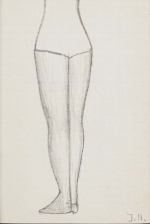 Jerzy Nowosielski (1923-2011), Studium kobiecych nóg