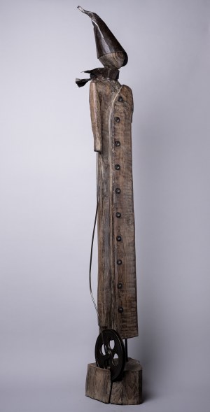 Karol Dusza, Toczący koło (wys. 170 cm)