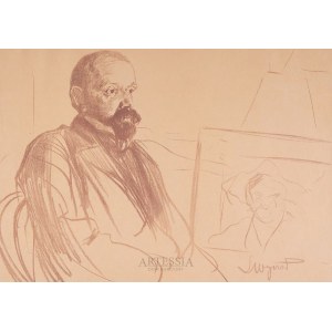 Leon Wyczółkowski (1852-1936), Portret Jacka Malczewskiego, 1903