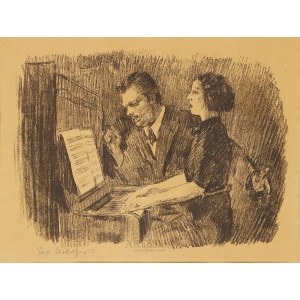 Józef Mehoffer (1869-1946), Koncert domowy, po 1941