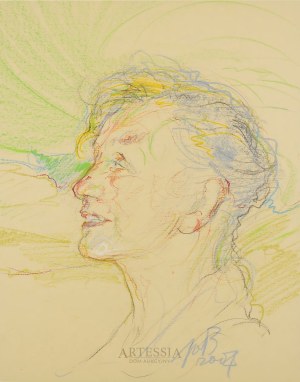 Jan Stanisław Brzozowski (1940-2021), Portret Anny Milewskiej-Zawada, 2007