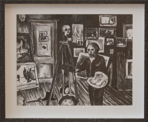 Przemek MATECKI, James Ensor, „The skeleton painter”, 2011