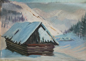 Max Haneman (1882-1944), Szałas zimą