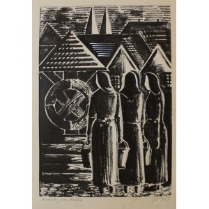 Adam Jabłoński (1922-1973), Kobiety przy studni (1957)