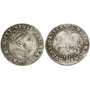 Lithuania 1 Grosz 1546 Vilnius. Sigismund II Augustus (1545-1572). Lithuanian coins Vilnius; on the reverse...