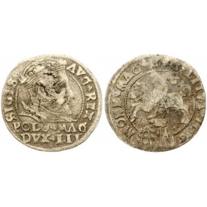 Lithuania 1 Grosz 1546 Vilnius. Sigismund II Augustus (1545-1572). Obverse: Crowned bust facing right. Reverse...