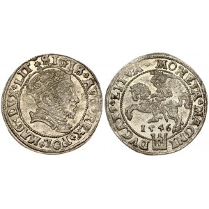 Lithuania 1 Grosz 1546 Vilnius. Sigismund II Augustus (1545-1572). Obverse: Crowned bust facing right. Reverse...