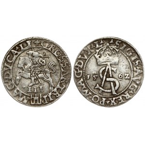 Lithuania 3 Groszy 1562 Vilnius. Sigismund II Augustus (1545-1572) - Lithuanian coins 1562 Vilnius...