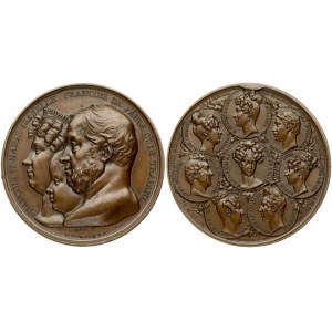 France Medal (1829) Bourbone Family.  Medal by Barre (Lous Philippe 1830 ...