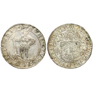 Germany Brunswick-Wolfenbüttel 1 Thaler 1610. Heinrich Julius(1589-1613). Obverse Lettering: HENRICVS.I VLIVS D.GP E...