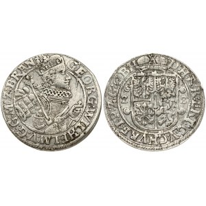 Germany Brandenburg-Prussia 1 Ort 1622 Georg Wilhelm(1619–1640). Obverse: Georg Wilhelm to the right; holding scepter...