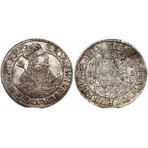 Germany Brandenburg-Prussia 1 Ort 1622 Georg Wilhelm(1619–1640). Obverse: Georg Wilhelm to the right; holding scepter...