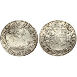 Germany Brandenburg-Prussia 1 Ort 1623 Georg Wilhelm(1619–1640). Obverse: Georg Wilhelm to the right; holding scepter...