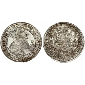 Germany Brandenburg-Prussia 1 Ort 1624 Georg Wilhelm(1619–1640). Obverse: Georg Wilhelm to the right; holding scepter...