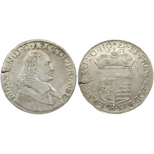 Liege 1 Patagon 1663 Maximilian Henry(1650-1688.). Obverse: Bust of Maximilian Henry right. Obverse Legend: MAX • H(EA...