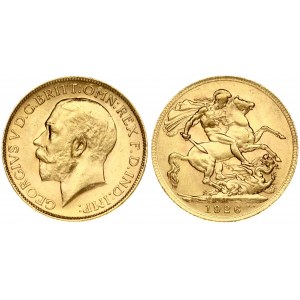 South Africa 1 Sovereign 1926 SA George V(1910-1936). Obverse: Head left. Reverse: St. George slaying dragon. Gold 7...