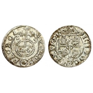 Poland 1/24 Thaler 1615 Bydgoszcz. Sigismund III Vasa (1587-1632). Obverse: Crowned shield. Reverse...