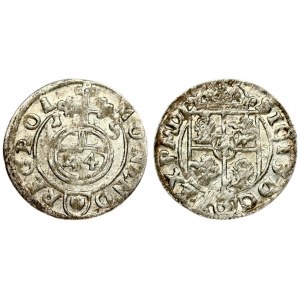 Poland 1/24 Thaler 1615 Bydgoszcz. Sigismund III Vasa (1587-1632). Obverse: Crowned shield. Reverse...