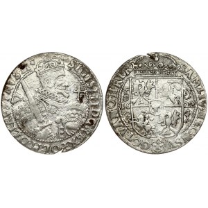 Poland 1 Ort 1622 Bydgoszcz. Sigismund III Vasa (1587-1632). Obverse: Crowned half-length figure right. Reverse...