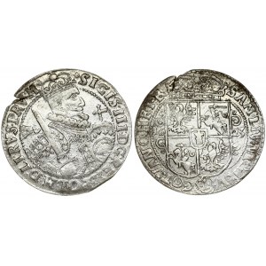 Poland 1 Ort 1623 Bydgoszcz. Sigismund III Vasa (1587-1632). Obverse: Crowned half-length figure right. Reverse...