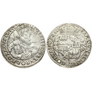 Poland 1 Ort 1624 Bydgoszcz. Sigismund III Vasa (1587-1632). Obverse: Crowned half-length figure right. Reverse...