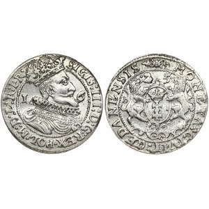 Poland Gdansk 1 Ort 1625 Sigismund III Vasa (1587-1632). Obverse Lettering: SIGIS III D G REX POL M D L R PR...