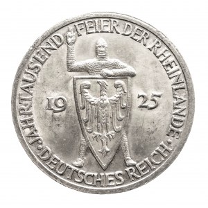 Niemcy, Republika Weimarska (1918 - 1933), 3 marki 1925 A, 1000-lecie Nadrenii