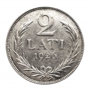 Łotwa, Pierwsza Republika (1922 - 1940), 2 łaty 1926, Londyn