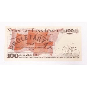 Polska, PRL (1944 - 1989), 100 ZŁOTYCH 17.05.1976, seria AR.