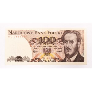 Polska, PRL (1944 - 1989), 100 ZŁOTYCH 17.05.1976, seria DD.