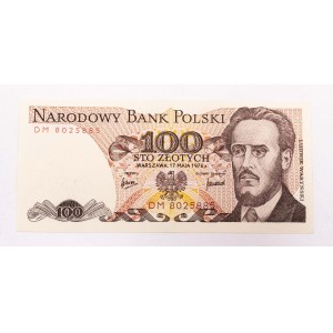 Polska, PRL (1944 - 1989), 100 ZŁOTYCH 17.05.1976, seria DM.