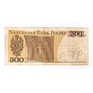 Polska, PRL (1944 - 1989), 500 ZŁOTYCH 15.06.1976, seria AE.