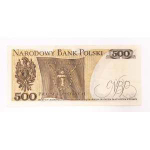 Polska, PRL (1944 - 1989), 500 ZŁOTYCH 15.06.1976, seria AF.