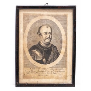 Jerzy Sebastian Lubomirski (1616-1667) - portret miedzioryt