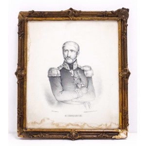 Henryk Dembiński (1791-1864) - portret miedzioryt