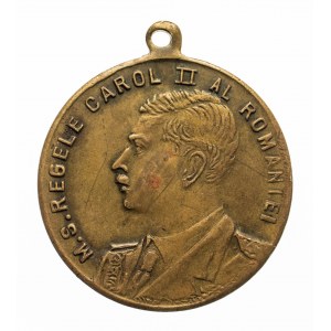 Rumunia, medal Ministerstwa Edukacji Narodowej, król Karol II 1930-1940