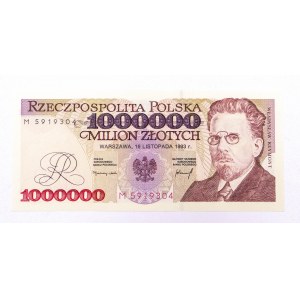 Polska, Rzeczpospolita od 1989 roku, 1000000 ZŁOTYCH 16.11.1993, seria M.