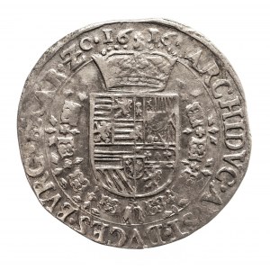 Niderlandy, Brabancja, Albert i Elżbieta (1598-1621), 1/4 patagona 1616, Antwerpia.