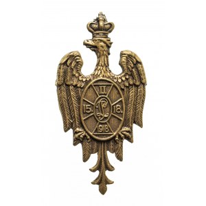 II Rzeczpospolita Polska (1918-1939), odznaka pamiątkowa Rarańcza Huszt 1918 (nr 554)