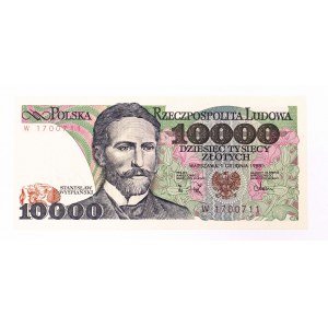 Polska, PRL (1944 - 1989), 10000 ZŁOTYCH 1.12.1988, seria W.