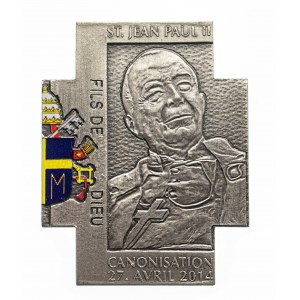 Kamerun, 100 franków 2014, Kanonizacja Jana Pawła II.