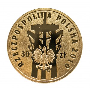 Polska, Rzeczpospolita od 1989 roku, 30 złotych 2010, Sierpień 1980.