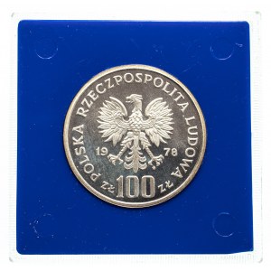 Poland, People's Republic of Poland (1944-1989), 100 gold 1978, Environmental Protection - Beaver.