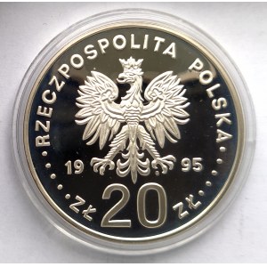 Polska, Rzeczpospolita od 1989 roku, 20 złotych 1995, ECU Mikołaj Kopernik