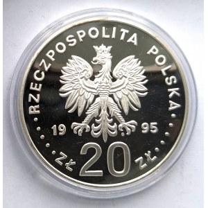Polska, Rzeczpospolita od 1989 roku, 20 złotych 1995, Igrzyska Olimpijskie w Atlancie 1996