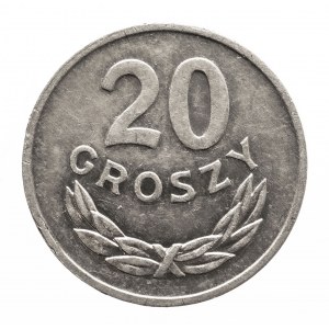 Polska, PRL (1944-1989), 20 groszy 1985, nominał, SKRĘTKA