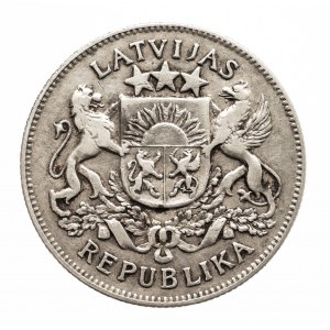 Łotwa, Republika Łotewska (1918-1940), 2 łaty 1925, Londyn